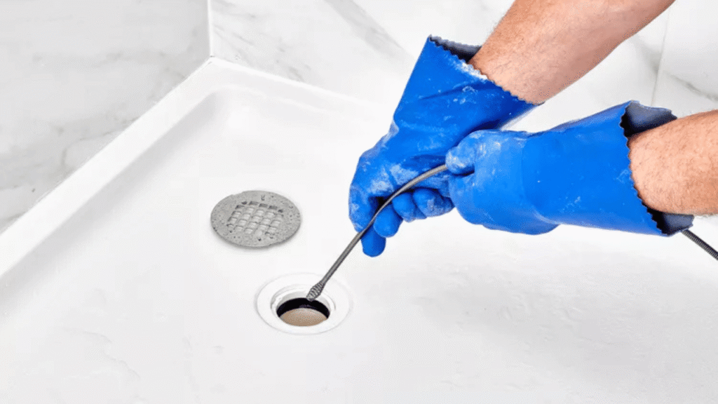 Clogged Shower Drain