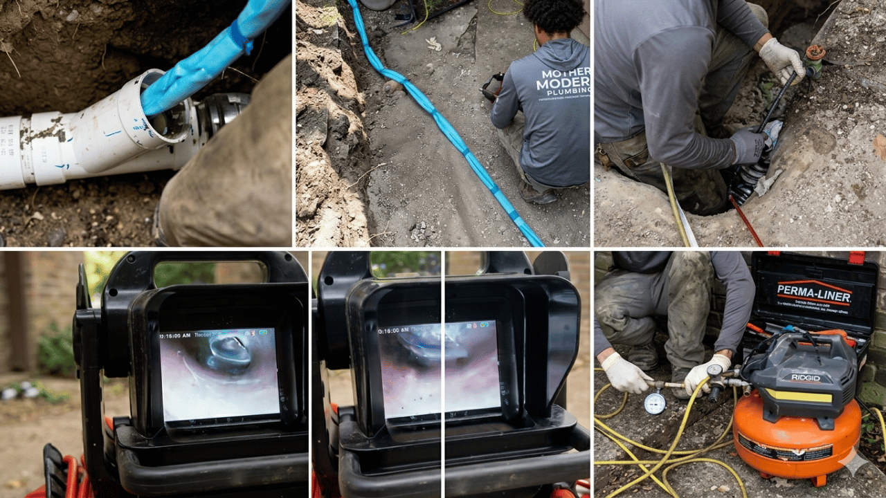 Trenchless Sewer Repair vs Replacement image