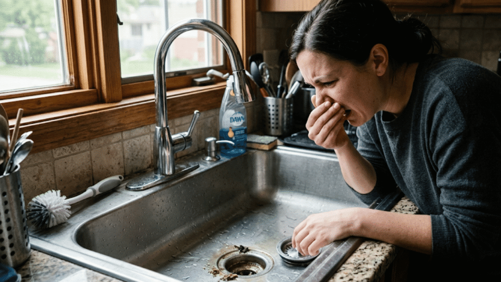drain smells like rotten eggs