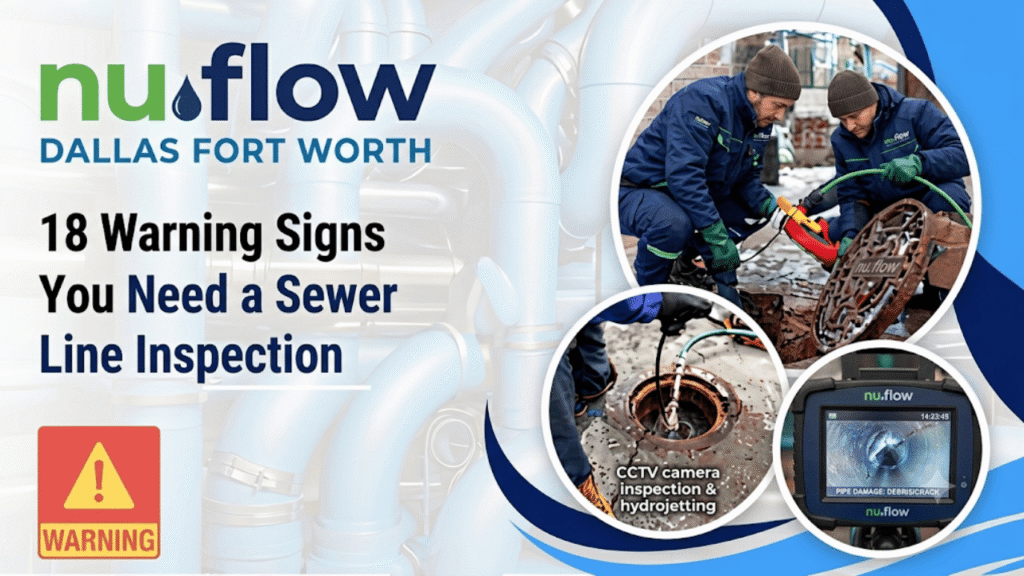 sewer line inspection warning signs