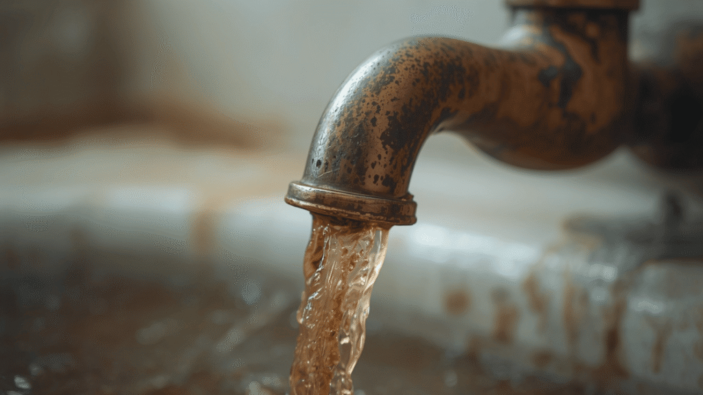 brown-water-from-faucet