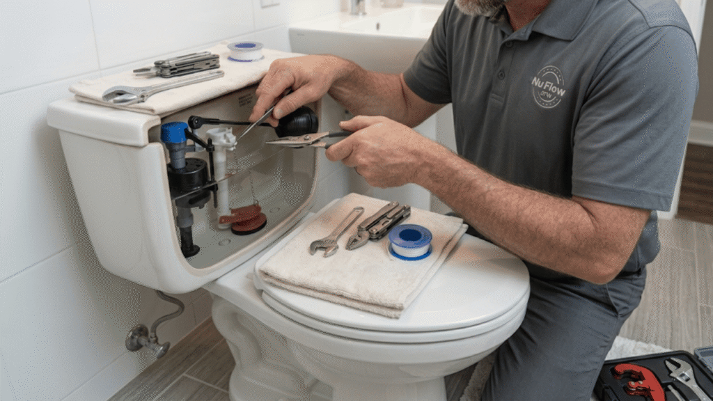 toilet tank not filling with water