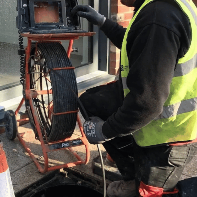 Jet Rodding for blocked Pipe