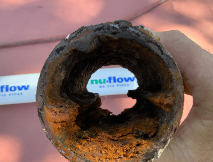 damage sewer pipe
